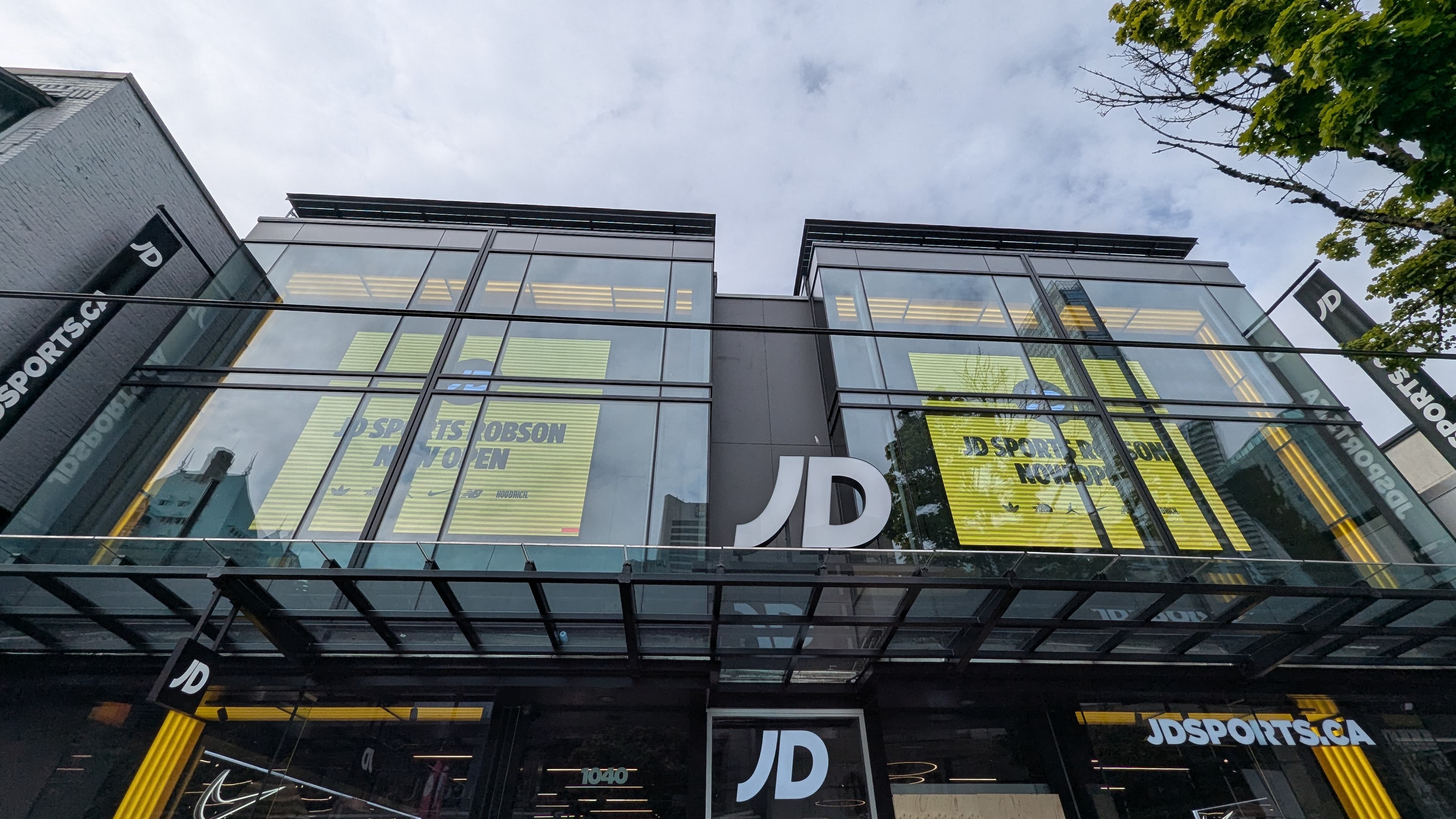 JD Sports Robson Street store interior